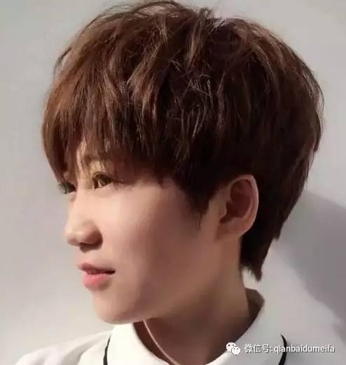 烫纹理的发型图片